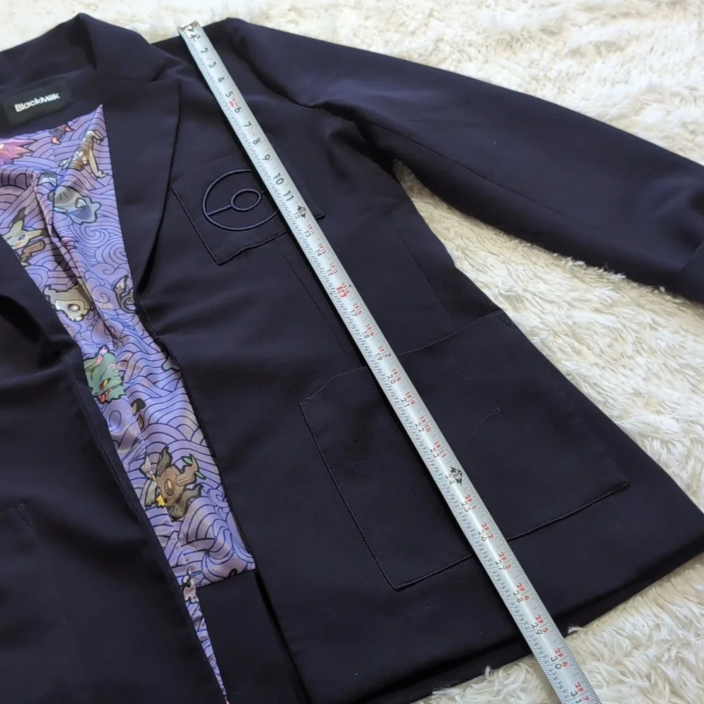 Blackmilk Pokemon Ghost Type Lined Dark Purple Blazer AUS 16 - Picture 14 of 14